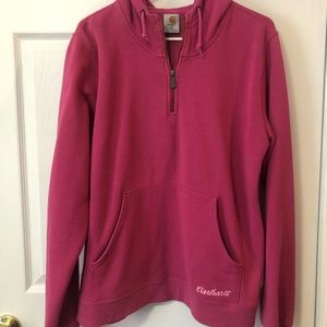 Carhartt 1/4 zip pullover hoodie. Womens XL.